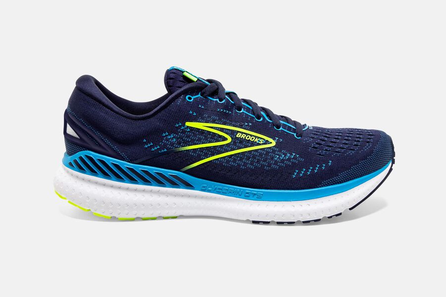 Brooks Glycerin GTS 19 Road Running Shoes Mens Navy/Blue 924061-QRX